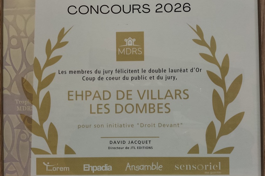 Droit Devant, le film avec les résidents de l'EHPAD de Villars-les-Dombes reçoit plusieurs prix MDRS