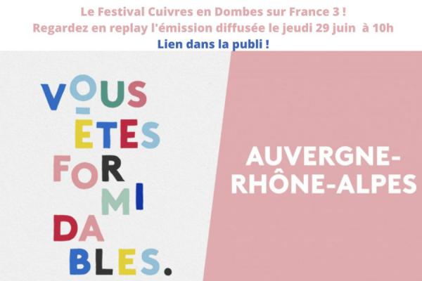Le Festival Cuivres en Dombes sur France 3 !