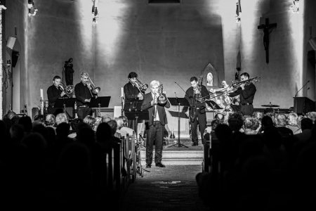 Lundi 21 juillet - Just For Fun - Eglise de Saint-André de Corcy - 29e festival Cuivres en Dombes