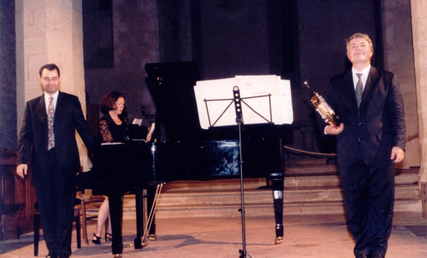 Bruno Schneider, Jan Schultz - Eglise de Pérouges - 7 août 1998