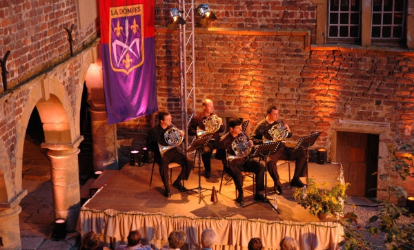Budapest Festival Horn Quartet - Château de Bouligneux - 1er et 2 août 2004