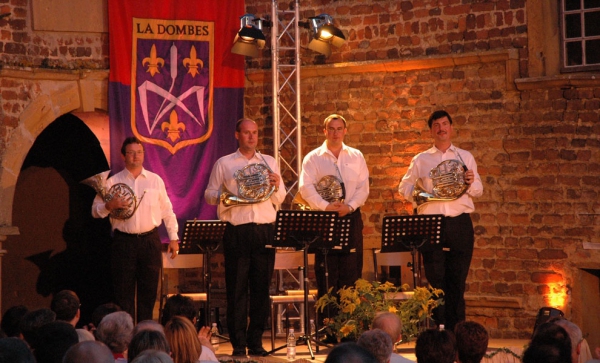 Budapest Festival Horn Quartet - Château de Bouligneux - 1er et 2 août 2004
