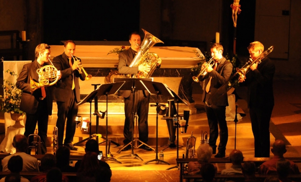 onLy Brass Quintet - Eglise de Châtillon-sur-Chalaronne - Mercredi 24 Juillet 2013
