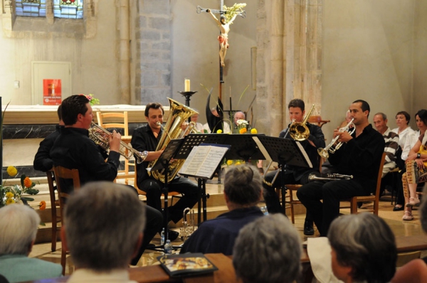 Feeling Brass Quintet & Mathias Lecomte Orgue - Eglise de Châtillon sur Chalaronne - 24 juillet 2008